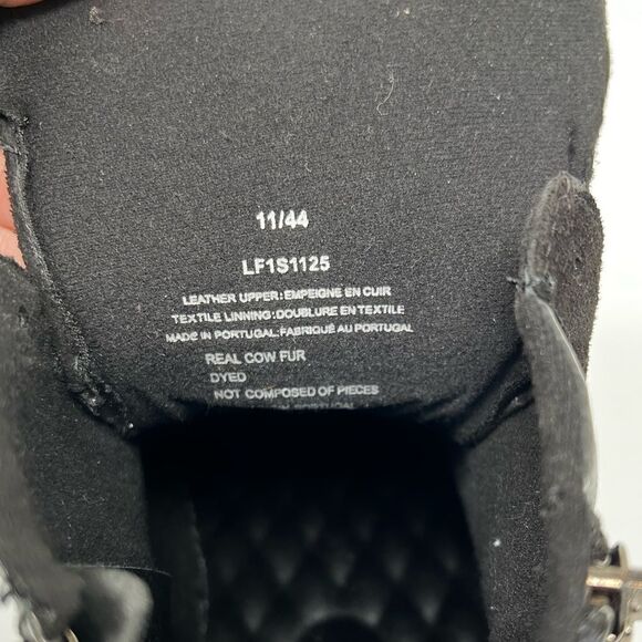 Karl Lagerfeld Paris Men's Black Leather Boots size 11 New in a Box - Picture 11 of 13